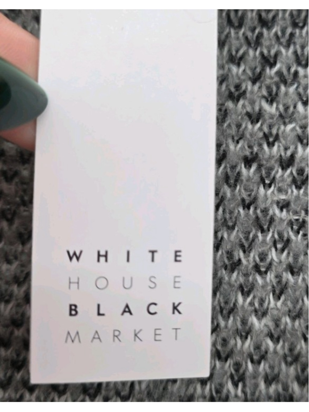 White House Black Market M Cardigan Alpaca Wool Luxury Old Money Preppy Chic$140 - Picture 9 of 16